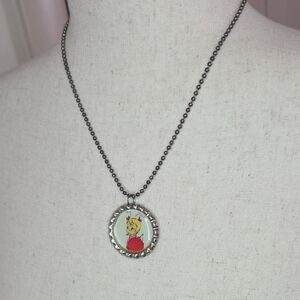 Cindy Lou Who DR SEUSS Grinch Necklace Christmas Holiday Jewelry 2010s